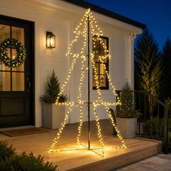Transform Your Space with 300 LED Christmas Cone Tree