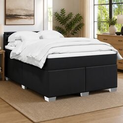 Elevate Your Bedroom with a Queen Faux Leather Box Spring Bed