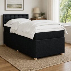 Stylish King Single Box Spring Bed with Pocket Spring Mattress