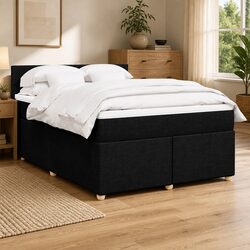 Enhance Your Bedroom with Our Black Box Spring Bed