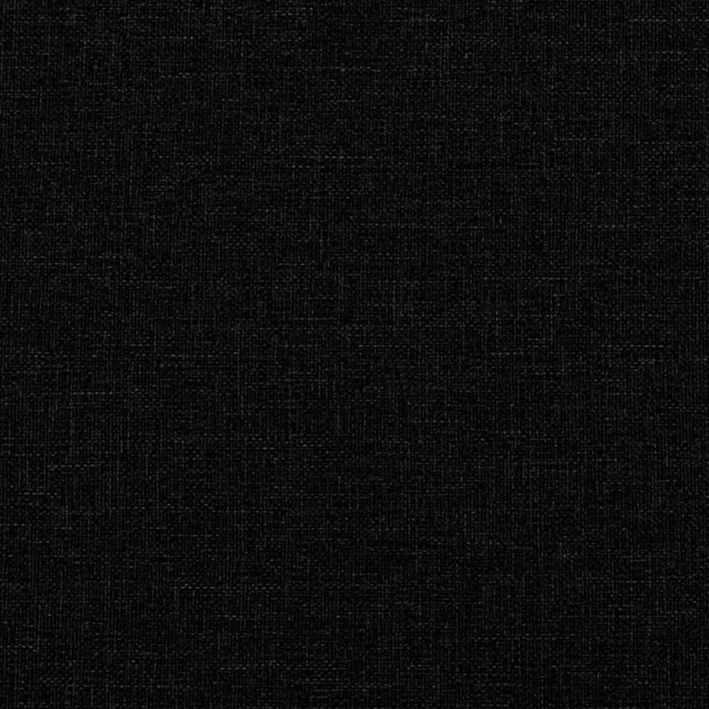 King Single Bed Frame with Slatted Base Pocket Spring Mattress Black Fabric Cover