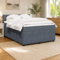 Elegant Double Box Spring Bed with Pocket Spring Mattress