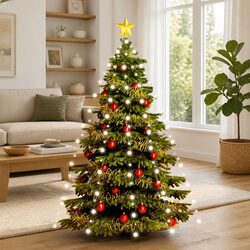 Enhance Your Space with 180 LEDs Christmas Tree Net Lights