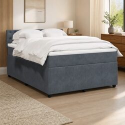 Transform Your Bedroom with a Velvet Box Spring Bed