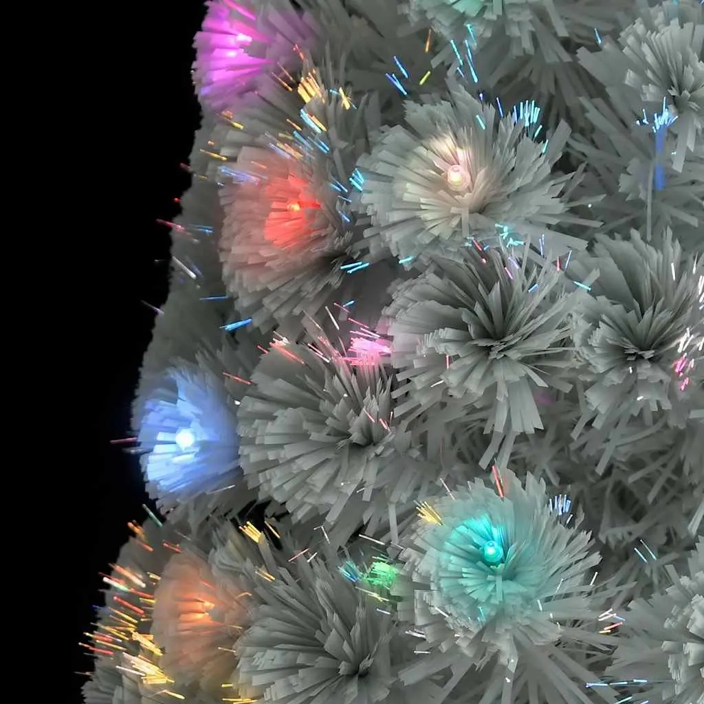 Artificial Christmas Tree 180cm Pre-lit LED Fibre Optic Dual Lighting Modes
