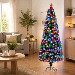 Enhance Your Holiday Space with a 210cm White Christmas Tree