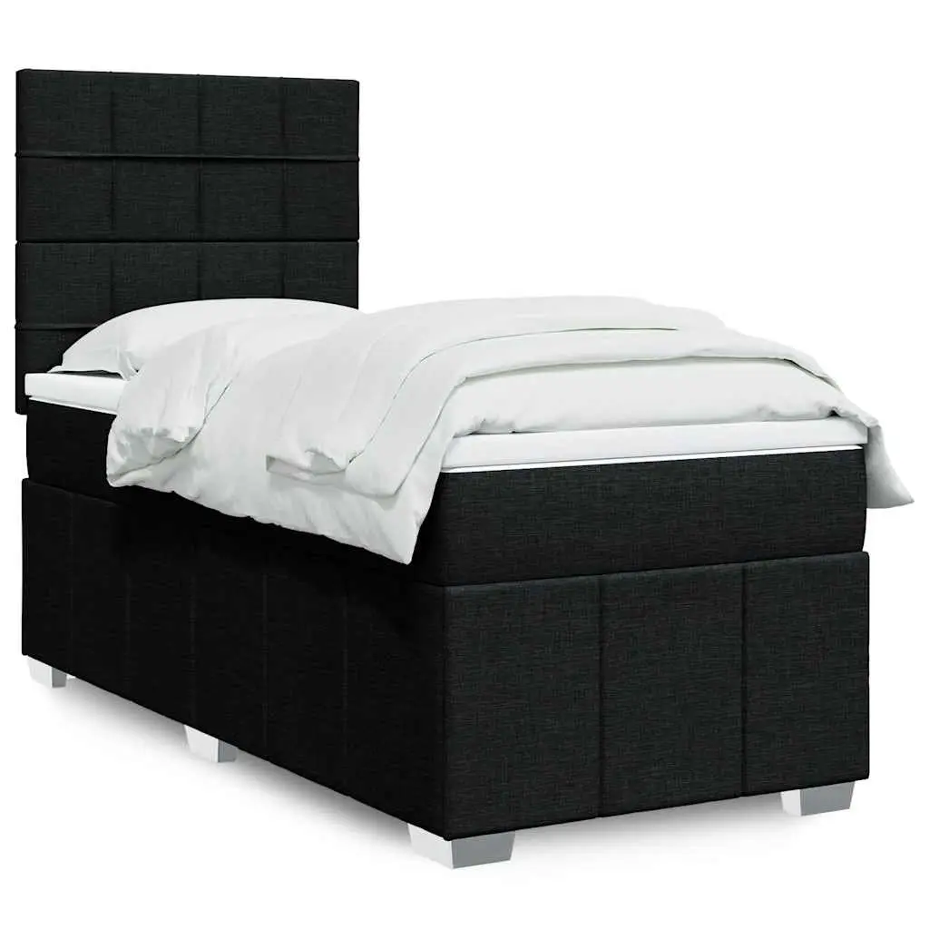 Box Spring Bed King Single Pocket Spring Mattress Height-Adjustable Headboard