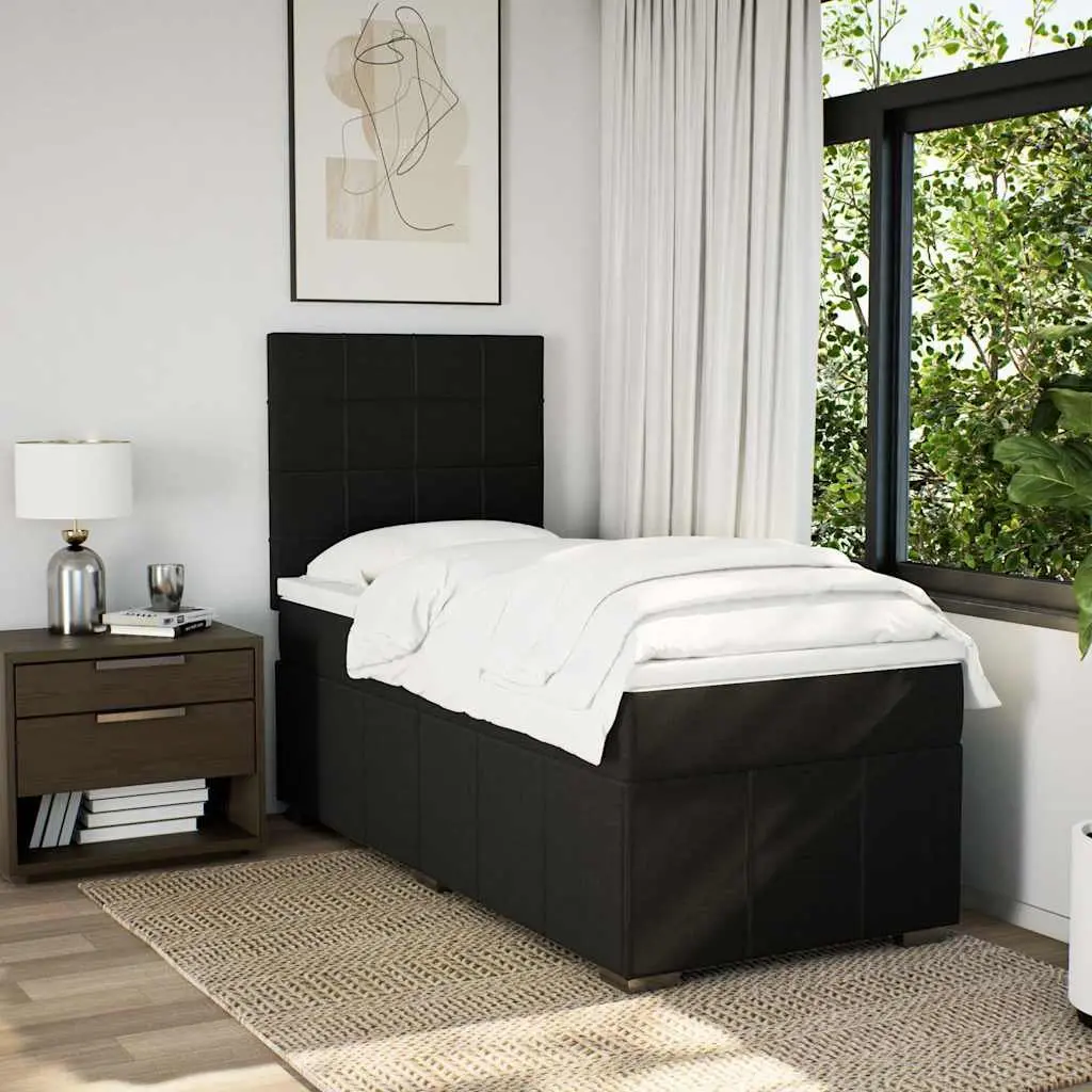 Box Spring Bed King Single Pocket Spring Mattress Height-Adjustable Headboard