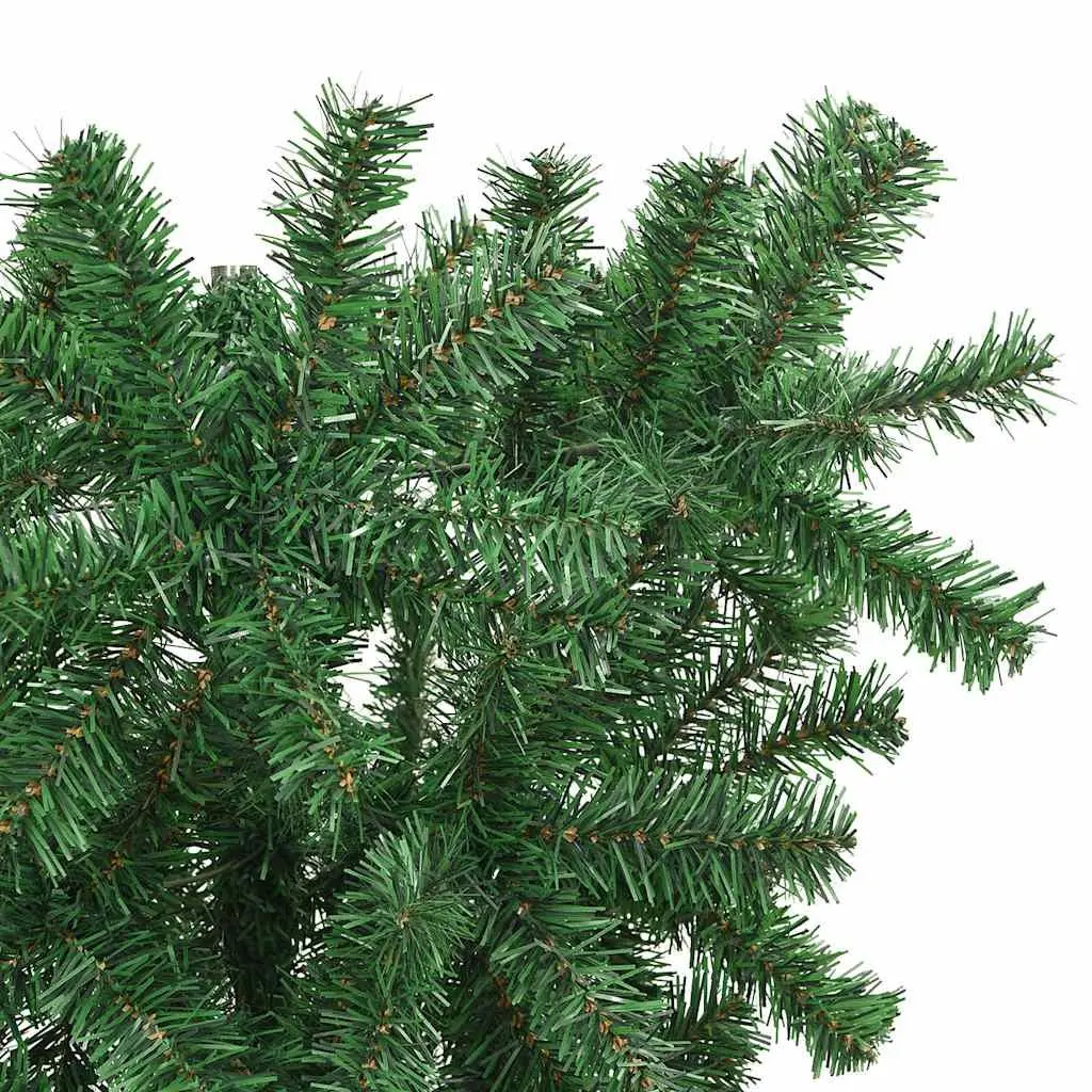 Upside-Down Artificial Christmas Tree 120cm Green with Stand Decorative Holiday