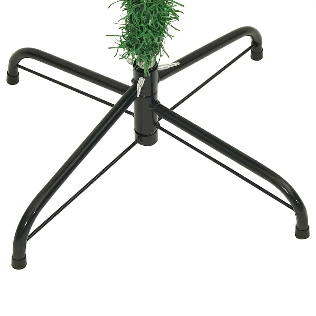 Upside-Down Artificial Christmas Tree 210cm Green Adjustable Branches Holiday Decoration