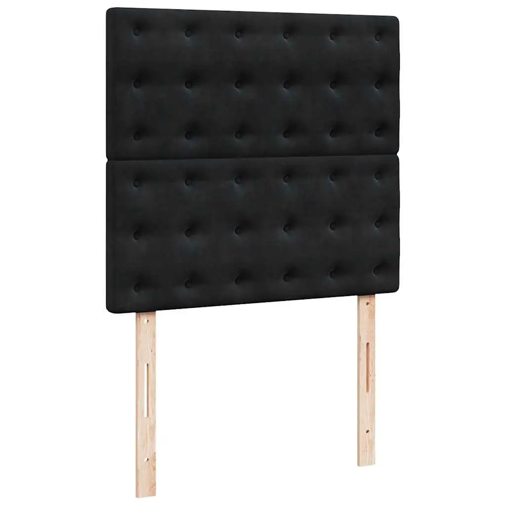 Box Spring Bed King Single Pocket Spring Mattress Velvet Headboard