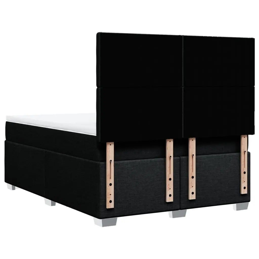 Double Box Spring Bed Double Pocket Spring Mattress Adjustable LED Lights
