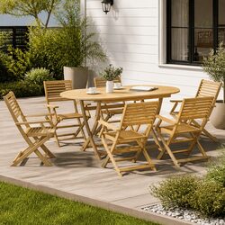 Elevate Your Outdoor Space with a 7-Piece Dining Set