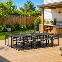 Elevate Your Outdoor Space with 11 Piece Dining Set