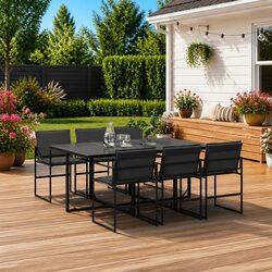 7 Piece Outdoor Dining Set Perfect for Your Patio or Garden