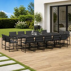 Elevate Your Outdoor Space with This 15-Piece Dining Set