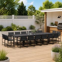 Elevate Your Outdoor Space with a 17 Piece Garden Dining Set