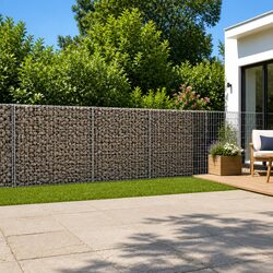 Stylish Gabion Basket with Cover for Outdoor Spaces