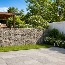Stylish Gabion Basket with Cover 800x50x150 cm for Gardens