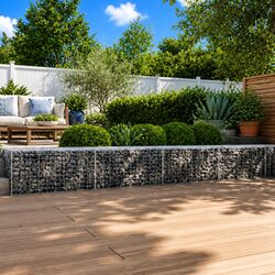 Gabion Basket with Cover for Your Outdoor Oasis 400x100x50 cm