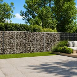 Gabion Basket with Cover for Stylish Outdoor Spaces 550x100x100 cm