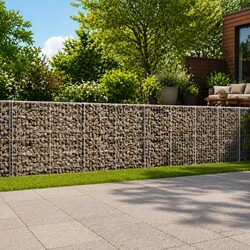 Gabion Basket with Cover for Enhanced Outdoor Spaces 1050x100x100 cm