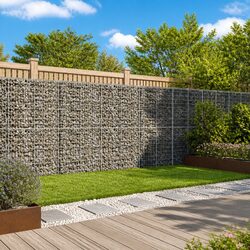 Enhance Your Garden with Gabion Basket Cover 500x100x200 cm