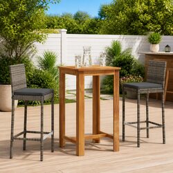 Transform Your Outdoor Space with This 3 Piece Garden Bar Set