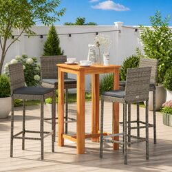 Enhance Your Outdoor Space with 5 Piece Garden Bar Set
