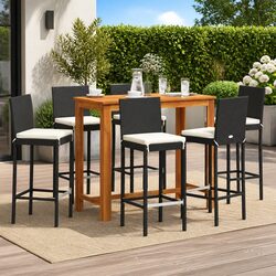 Enhance Your Outdoor Space with This 7 Piece Bar Set