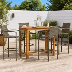Enhance Your Outdoor Space with This 5-Piece Bar Set