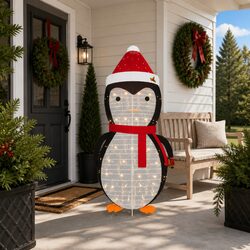 Elevate Your Holiday Decor with a 180cm Snow Penguin Figure