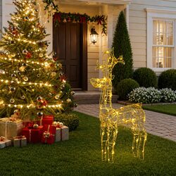 Enhance Your Space with a Standing Reindeer Christmas Decoration