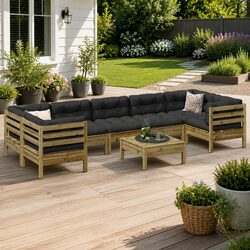 Enhance Your Outdoor Living with This 8-Piece Sofa Set