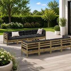 Transform Your Outdoor Space with a 9-Piece Sofa Set