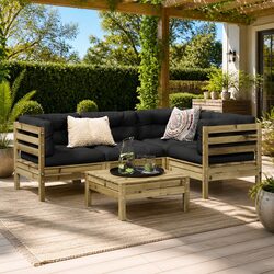 Charming 5 Piece Outdoor Sofa Set for Your Patio