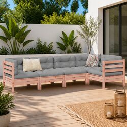 Enhance Your Outdoor Space with 5 Piece Garden Sofa Set