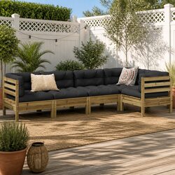 Elevate Your Outdoor Space with This 5 Piece Sofa Set