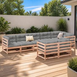 Transform Your Patio with This Versatile 8 Piece Sofa Set
