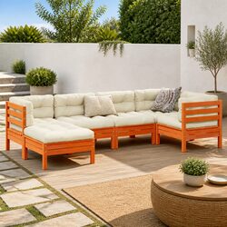 Outdoor Garden Sofa Set - 6 Pieces for Relaxing Spaces
