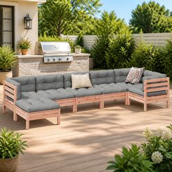 Enhance Your Outdoor Space with 7 Piece Sofa Set