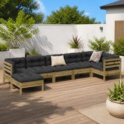 Transform Your Outdoor Space with a 7-Piece Garden Sofa Set