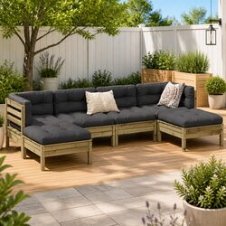 Transform Your Patio with a 6-Piece Outdoor Sofa Set