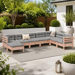Enhance Your Outdoor Space with 8 Piece Sofa Set