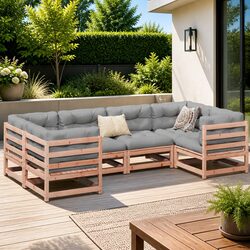 Transform Your Outdoor Space with 6-Piece Sofa Set