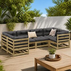 Enhance Your Outdoor Living with This 6 Piece Sofa Set