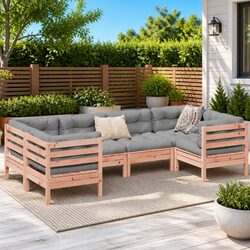 Enhance Your Outdoor Space with 6 Piece Sofa Set