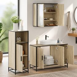 Enhance Your Space with Brown 3-Piece Bathroom Set