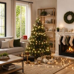 LED String Lights 150 LEDs Warm White 15m Indoor Outdoor Garden Decoration