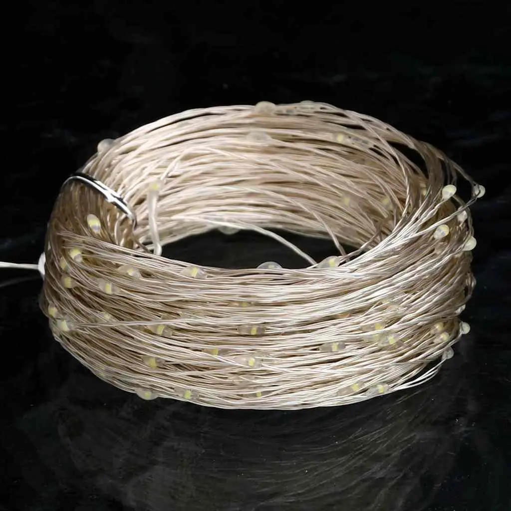 LED String Lights 30m 300 Cold White LEDs Flexible Copper Wire Indoor Outdoor